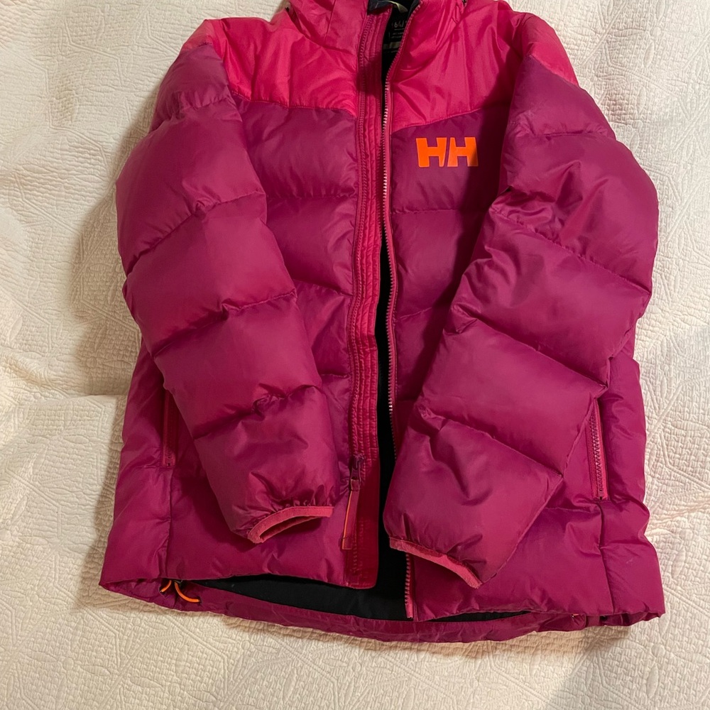 Helly Hansen Vibrant Pink Jacket with Orange Logo